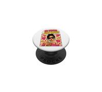 No Drama Just Coffee Lover Funny Retro Comic Book Style Art PopSockets Adhesive PopGrip