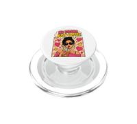 No Drama Just Coffee Lover Funny Retro Comic Book Style Art PopSockets PopGrip for MagSafe