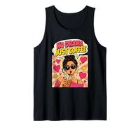 No Drama Just Coffee Lover Funny Retro Comic Book Style Art Tank Top