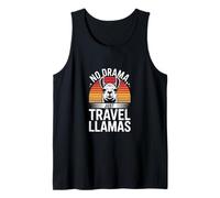 No Drama Just Llamas Retro Tank Top