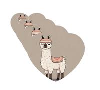 No Drama Llama Car Air Fresheners Cards Set of 4 Pieces Personalized Car Fresheners Gifts for Men Women Auto Aromatherapy Tablets Hanging Scented Cards for Wardrobe Bathroom