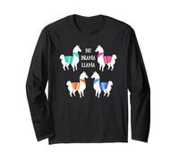 No Drama Llama Colorful Boho Long Sleeve T-Shirt