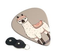 No Drama Llama Guitar Picks 6-Pack - Pick Set (0.46mm / 0.71mm / 0.96mm) Suitable For Guitar And Ukulele Playing