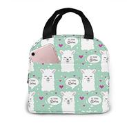 No Drama Llama Insulated Lunch Bag for Women Men Lunch Box Container Reusable Leakproof Cooler Tote Bags for Office Picnic Sporting