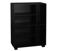 (No Drawer) 6 Section Small Side Unit Wooden Bookcase Drawer