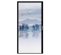 No Drill Accordion Sliding Door, Non-Woven & Metal Folding Screen for Home Decor, Bedroom Doorway Solution