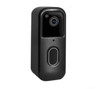 No-drill Anti-theft Doorbell Bracket Compatible With For Blink 2 Gen, Long Lasting Abs Protection Mount, Black