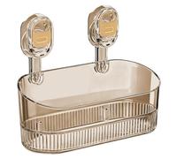 No Drill Bathroom Drain Rack - Suct Sto Box with Drain Holes, Suct Cup nizer for Shower & Kitchen, Space-Saving Design, Color A