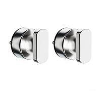 No Drill Bathroom Grab Rail 60mm Silver Gold(Gold) | Strong suction power, for non-porous surfaces only, no grout seams, easy repositioning, damage free removal