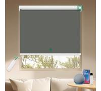No Drill Blackout Roller Shades, Tension Window Blinds, Waterproof Easy Install Blinds for Windows and Doors, Perfect for Light Blocking