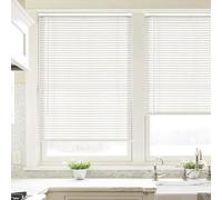 No Drill Blackout Window Shades, Waterproof Pleated Blinds for Light Filtering and Privacy, Room Darkening Shades Mini Blinds, for Home, Bathroom or Kitchen Window Treatments