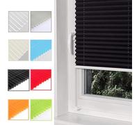 No Drill Blinds, Easy Fit Non-Woven Stick-On Shades for Bedroom, Bathroom, Kitchen, Privacy Protection with Clips, 35 x 90 cm
