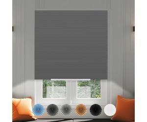 No Drill Blinds for Windows Temporary Blackout No Screw Stick on Pull Down Blinds Thermal Curtains Privcy Protection Perfect Easy Fit Install for Bedroom,Bathroom, Kitchen Windows,Doors