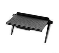 No-Drill Corner Shelf for TV Monitor Stand Black(Black Small（1）) | No-drill mount, saves wall space, fits TVs and monitors, sl lack finish, quick setup