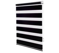 No Drill Day and Night Zebra Roller Blinds for Windows 3-in-1 Installation | Easy Fit, Self-Adhesive, Stick on, Light Control, Privacy, Child-Safe, for Bedroom Kitchen Bathroom, Office, Door, Renters