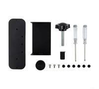 No Drill Doorbell Mount Anti Theft Video Doorbell Bracket Compatible with For Blink and Most For Smart Doorbells Stainless Steel Holder for 0 to 2 Inch Thick Doors Black or(Black)