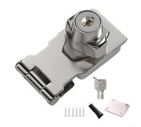 No-Drill Drawer Lock Stainless Steel for Freezer(2.5inch)