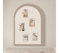 No-Drill Felt Bulletin Board for Wall, Decorative Panels for Pin Photo & Message Jewelry Organizer, Self Adhesive Cork Board Alternative for Home Office Bedroom (Beige,40 * 60cm)