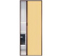 No Drill Folding Room Divider with Aluminum Frame, Waterproof and Heat Insulation for Bedroom, Bathroom, Kitchen, Living Room