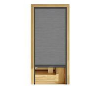 No Drill Honeycomb Folding Door Pull Down, Invisible Sliding Accordion Door for Kitchen/Closet/Bedroom/Patio, Laundry Room Retractable Doors(65x80(165.1x203.2cm))