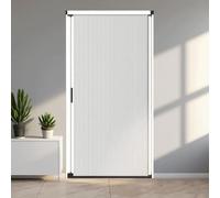 No Drill Interior Accordion Door 26/28/30/32/36/42/48/50/52/60/72/80 in Folding Doors, Multifold Aluminum Alloy & Non Woven Fabric Sliding Door Accordion Style, Closet Door Screen(84x95in(213x241cm))