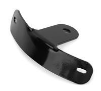 No-Drill Motorcycle License Bracket, Curved Vertical Swingarm Mount Steel Construction Secure Parking Motorcycle Vertical Side Mount License Plates Holder