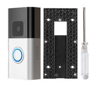 No-Drill Ring Doorbell Mount,Adjustable Mounting Bracket with Accessories,Compatible with Ring Video Doorbell 3/3 Plus/4/Plus/Pro Ring Doorbell Accessories for Apartment Home Office