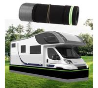 No-Drill RV Skirting for Travel Trailers - Insulated, Weather-Resistant Mobile Home Exterior Skirt with Stainless Steel, Secure Fit, 78ft/24m Length, Ultimate Protection