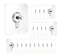 No Drill Screw Stickers | Heavy Duty No Drill Hooks - Picture Frame Hangers - for Home Kitchen Tiles Glass Brick Concrete Outdoor Bathroom Art Banner Block
