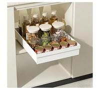 No-Drill Sliding Kitchen Storage Solution with Smooth Glide Ra for Effortless ion - Space-Saving Easy Installation Perfect for Cabinets and Pantries