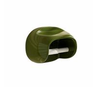No Drill Toilet Paper Holder with Phone Shelf - Adhesive Wall Mounted Bathroom Storage Organiser, PET Tissue Box Rack for Small Spaces(Green)