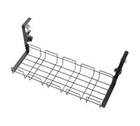 No Drilling Cable Holder - Desktop Storage Shelf, Wire Management Tray | Under the Power Strip Storage System for Home Office Dining Table Insta