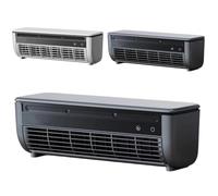 No Drilling Kitchen Wall Air Conditioner Fan,Wireless Charging Air Conditioner,10s Instant Cooling,Portable Mini Wall Mounte Air Cooler for Household,Commercial Use (Gray)