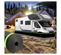 No Drilling Required Camper Skirting for Winter 0.8m Tall Rv Skirting for Winter Iron Mesh at The Bottom Fifth Wheel Camper Accessories,26m/85ft