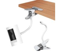 No Drilling Required Flexible Mount Clip Camera with 1/4-20" Thread,Mount Clip Compatible with Ring Stick Up Cam Battery/Plug-in,Eufy 2C/2C Pro/3/3C,Arlo/Wyze & 1/4-20" Thread Baby Monitors Camera