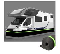 No Drilling Required Rv Skirting 37.5 Inches High Camper Skirting Iron Mesh at The Bottom Insulated Skirting for Travel Trailers,16m/52ft