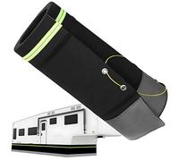 No Drilling Required Rv Skirting For Travel,Camper Skirting - Windproof, Waterproof & Uv Resistant & Reflective Strips, Quick Install & Camper Skirting For Winter Camper 80cm-38m/124ft