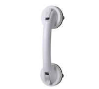 No Drilling Shower Door Handle, with Suction Cup Grip Design, 22cm, Universal Bathroom Handles Bar, Removable Support Rail, Easy Install Grab Handle, for Glass Door Cabinet Drawer