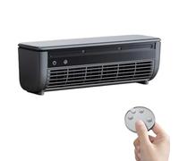No Drilling Wall Air Conditioner Fan,Kitchen Ductless Air Conditioner Fan with Remote Control,Ice Mist Cooling Fan 6000 mAh USB Charging,Quickly Cooling,for Camping,Car,Bedroom (Gray)