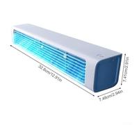 No Drilling Wall Mounted Air Conditioner Fan, Wireless Wall-Mounted Air Conditioner, Multifunctional Silent Timer Air Conditioning Fan(air conditioner)