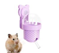 No-Drip Hamster Water Bottle, Wall-Mounted Small Pet Cage Dispenser, Leak-Proof Drinker for Guinea Pigs, Chinchillas, Bunnies, Hedgehogs and Other Small Animals