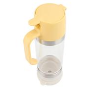 No Drip Honey Dispenser, Avoiding Spills and Mess On Countertops, Versatile Prevent Dripping Honey Container for Ketchup, Mustard, Salad Dressings, Shampoo (Yellow)