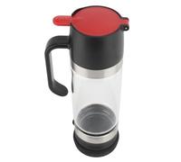 No Drip Honey Dispenser, Avoiding Spills and Mess On Countertops, Versatile Prevent Dripping Honey Container for Ketchup, Mustard, Salad Dressings, Shampoo (Black)