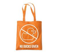 No Ducks Given Quack Off Tote Shopping Bag 10 Litres Capacity 42 x 38cm