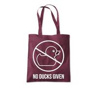 No Ducks Given Quack Off Tote Shopping Bag 10 Litres Capacity 42 x 38cm