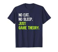 No Eat Sleep Repeat Just Game Theory Poker T-Shirt