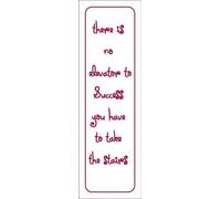 No Elevator Success Metal Tin Sign Poster Plaque Street Sign 4x16 inches
