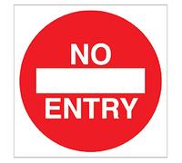 No entry - floor graphic 300x300mm
