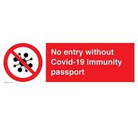 No entry without Covid-19 immunity passport