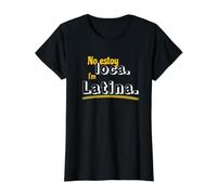 No Estoy loca, I am Latina Value Graphic T-Shirt, Women, Black, S